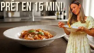 Miniature : Tagliatelles Crémeuses à la Tomate et au Basilic