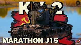 Miniature : MARATHON J15 // Le KV-2 ça tape fort !! World Of Tanks
