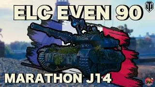 Miniature : MARATHON J14 // Le ELC EVEN 90, rapide et furtif  !! World Of Tanks