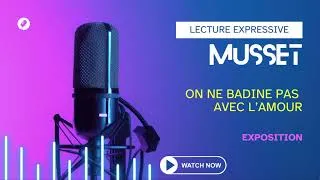 Miniature : MUSSET : "On ne Badine pas avec l'Amour", arrivée de Blazius, exposition