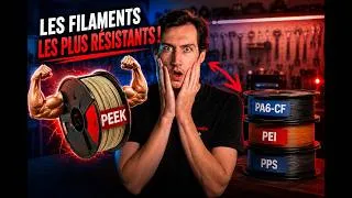 Miniature : Quel filament ultra solide dois-tu utiliser dans tes impressions ?!
