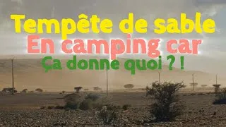 Miniature : Une tempête de sable sur plusieurs kilomètres en camping-car ça donne quoi ? ￼