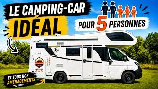 Miniature : PRÉSENTATION COMPLÈTE de notre camping-car familial (+ nos aménagements)-Benimar 340 up #vantour 