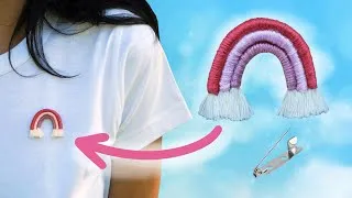 Miniature : DIY broche arc-en-ciel