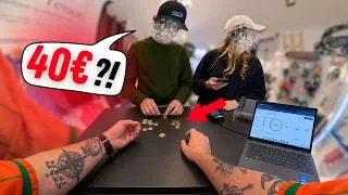 Miniature : Il veut payer son panier… 40€ EN PIÈCES 😭