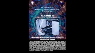 Miniature : LHCb SMOG: a Fixed Target program at the CERN Large Hadron Collider by K. Mattioli