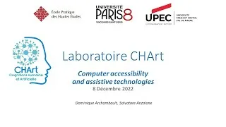 Miniature : Séminaires de CHArt - Computer accessibility and assistive technologies