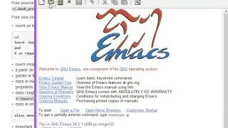 Miniature : Configurer emacs