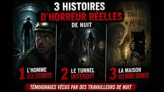 Miniature : 3 Histoires d’Horreur Réelles de Nuit Égouts HantésTunnels Interdits et Maison Maudite #horror