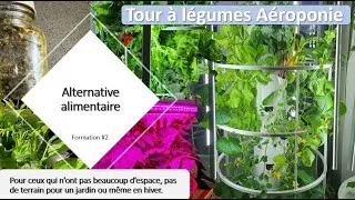 Miniature : Tour à légumes en Aéroponie