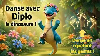 Miniature : Diplo le dinosaure géant danse ! | Chanson interactive pour bouger et s'amuser