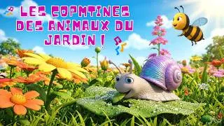 Miniature : Comptines des animaux du jardin 🐌 Escargot, abeille, coccinelle, papillon et fourmis