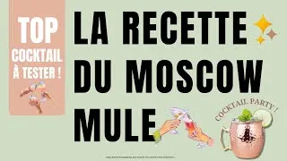 Miniature : 🍸☀️IL FAIT BEAU, IL FAIT CHAUD, C’EST LE MOMENT POURRRRRRRR… RÉALISER UN MOSCOW MULE ! ☀️🍸