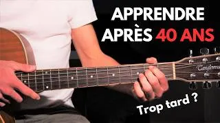 Miniature : 7 CONSEILS pour APPRENDRE la GUITARE après 40 ans