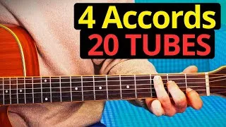 Miniature : 20 chansons connues avec juste 4 accords faciles -TUTO Guitare débutant