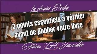 Miniature : Avant de publier votre livre : ce que tout auteur doit absolument vérifier !
