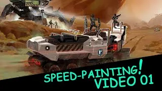 Miniature : Je ne sais pas où je vais !  / Digital Painting / vidéo 01