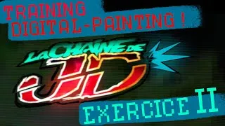 Miniature : MON DEUXIÈME EXERCICE POUR APPRENDRE LE DIGITAL PAINTING ! ( niveau débutant )