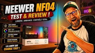 Miniature : NEEWER NF04 le test : Cette lampe RGBICW change complètement une pièce !