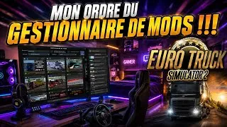 Miniature : ETS2/GAMEPLAY : COMMENT J'ORGANISE MON GESTIONNAIRE DE MODS !🤯