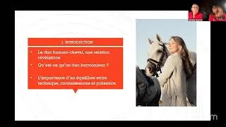 Miniature : Conférence "Symbiose avec mon cheval : Mode d'emploi"