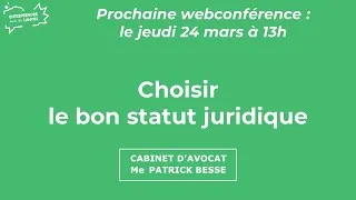 Miniature : Choisir le bon statut juridique