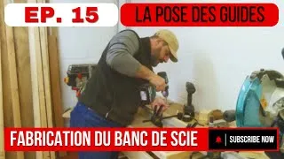 Miniature : Extension des guides de la scie radiale. Je fabrique mon banc de scie radiale 15/15