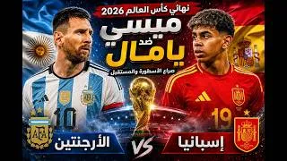 Miniature : نهائي القرن  ميسي ضد لامين يامال  الأرجنتين   إسبانيا  كأس العالم 2026