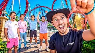 Miniature : 24H ENFERMÉS DANS UN PARC D'ATTRACTIONS ! (On teste les attractions les plus extrêmes)