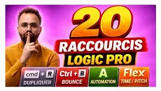 Miniature : 20 Raccourcis Logic Pro pour aller 10x PLUS VITE