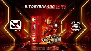 Miniature : Kit Rayden 100 IRON MAN V3  Limited Edition BD VAPE