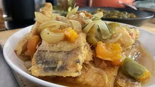Miniature : Recette simple des POISSONS SALÉS aux poivrons de 3 couleurs pour un bon gout/delicieux