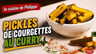 Miniature : Pickles de courgettes au curry 🌿 La recette maison ultra croquante !
