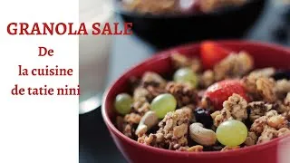 Miniature : RECETTE GRANOLA  SALE ,  croquant , gourmand ,  addictif !!!