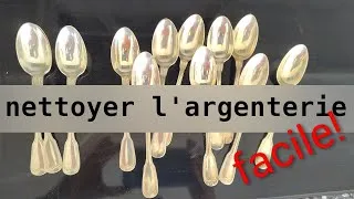 Miniature : ARGENTERIE: c'est facile à NETTOYER en fait! 2 ingrédients!