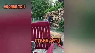 Miniature : Un mec bourré récupère du bois pour le feu  !