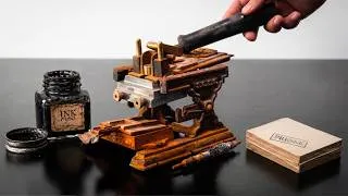 Miniature : Broken Stamp Press Restoration