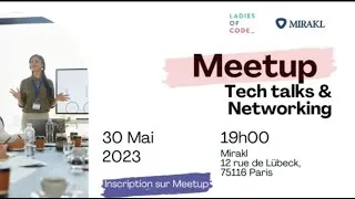 Miniature : Meetup Ladies of Code Paris - 30/05/2023