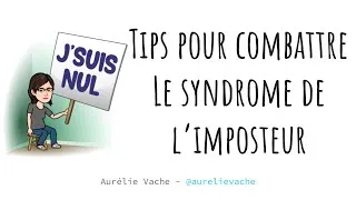 Miniature : Tips pour combattre la syndrome de l’imposteur - Aurélie Vache