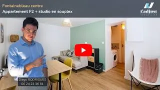 Miniature : Fontainebleau Centre  F2 + Studio entièrement rénovés