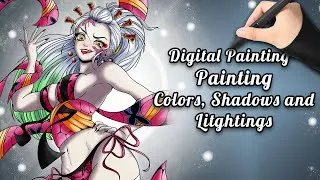 Miniature : Speedpainting Daki, from Demon Slayer ( Kimetsu no yaiba) in Sketchbook !