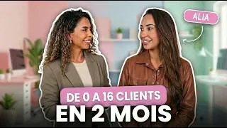 Miniature : Comment Alia est passée de 0 client à plus de 16 clients en 2 mois
