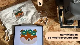 Miniature : Tuto numérisation de motifs avec l'application Artspira, et broderie avec brother skitch