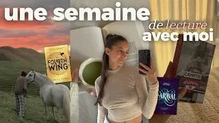 Miniature : BOOK VLOG | une semaine de lecture dans ma vie