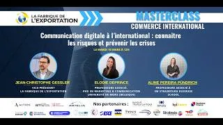 Miniature : Communication digitale à l’international : connaitre les risques et prévenir les crises
