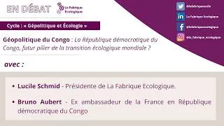 Miniature : 21/04 - webinaire Géopolitiques du Congo - cycle Géopolitique et écologie