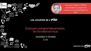 Miniature : L'aparté de l'ETAP #30 : Sciences comportementales, les fondamentaux