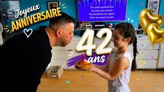 Miniature : 🎉 Les 42 ans de mon mari ❤️ Gâteau, cadeaux et gros fou rire en famille !