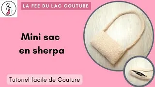 Miniature : Tutoriel de couture facile : Mini sac en sherpa