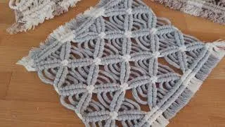 Miniature : dessous de plat ou plante en macramé